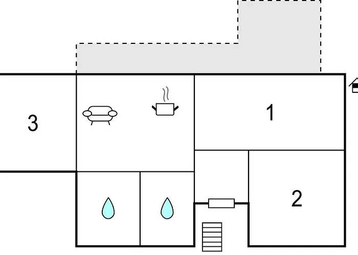 In With Kitchen Appartement *