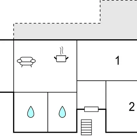 In With Kitchen アパート *